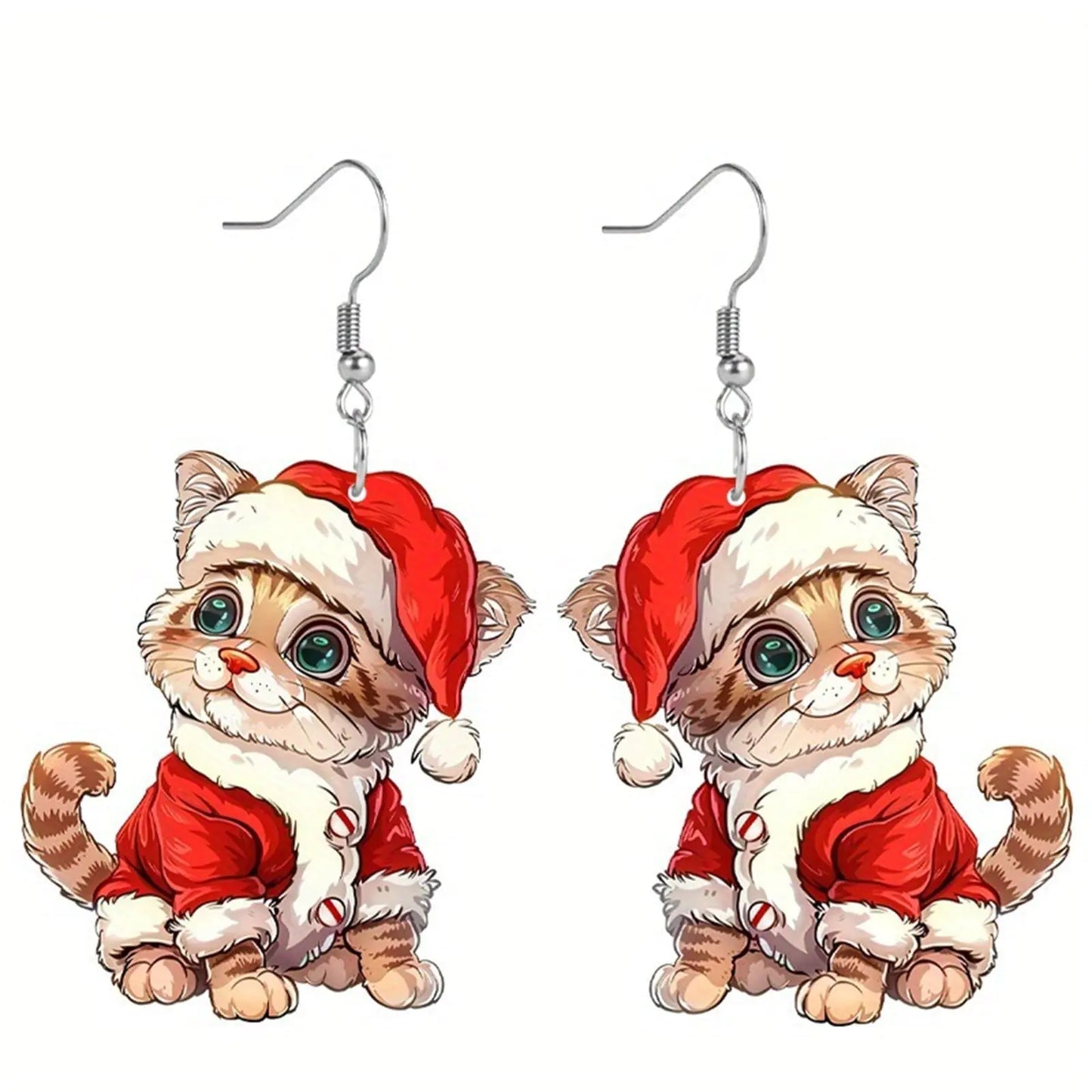 Christmas Dangle Earrings Jewelry Gift Christmas