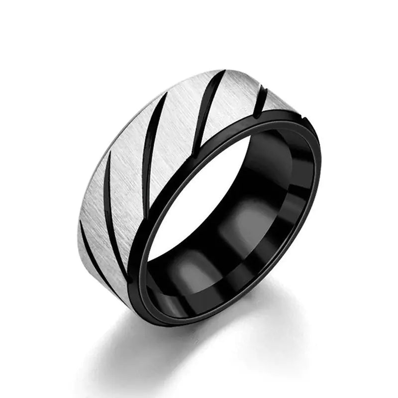 Titanium Elegance Men's Ring Band