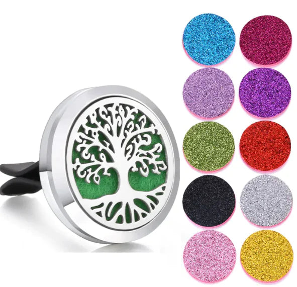 Magnetic Design Car Air Vent Clip Aromatherapy Essential Oil Diffuser