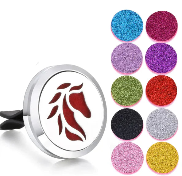 Magnetic Design Car Air Vent Clip Aromatherapy Essential Oil Diffuser