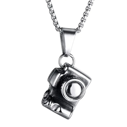 Retro Camera Pendant Necklace for Men - Christmas Gift!