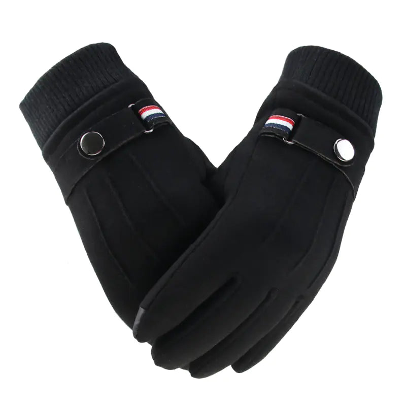 Men's Suede Outdoor Winter Gloves