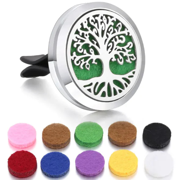Magnetic Design Car Air Vent Clip Aromatherapy Essential Oil Diffuser