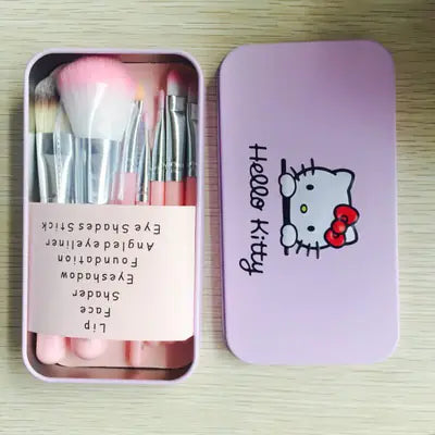 Hello Kitty Cat Makeup Brush Set