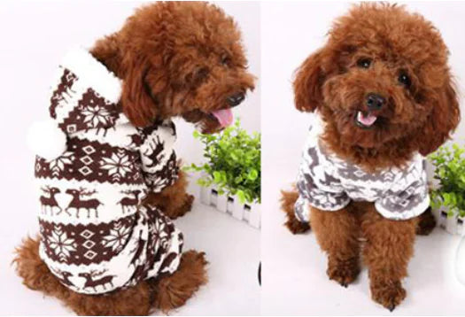 Cozy Canine Fleece Fashion Outfit - Perfect for Christmas!