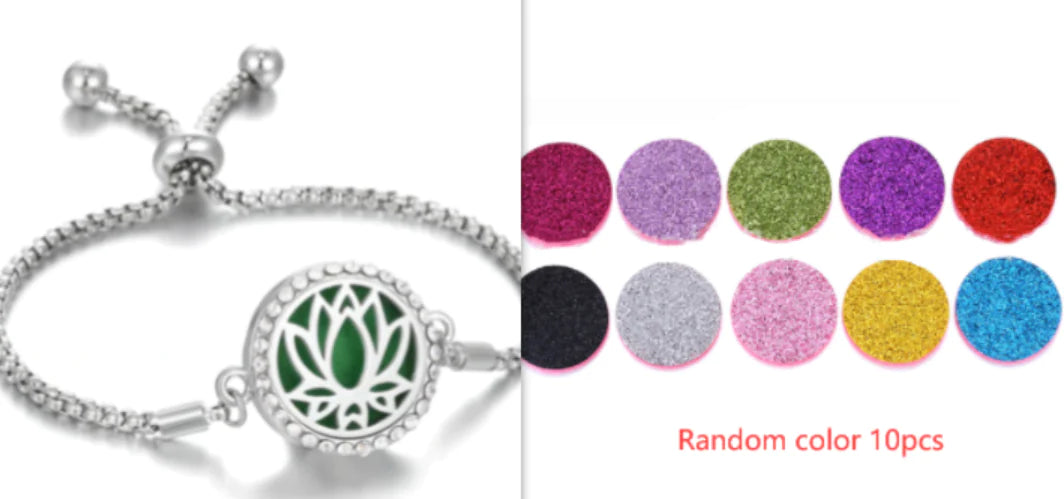 Aromatherapy Essential Oil Adjustable Fashion Bracelet