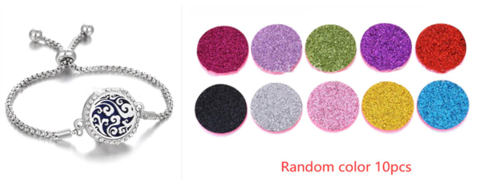 Aromatherapy Essential Oil Adjustable Fashion Bracelet