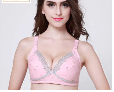 Easy Access Pure Cotton Maternity Nursing Bra