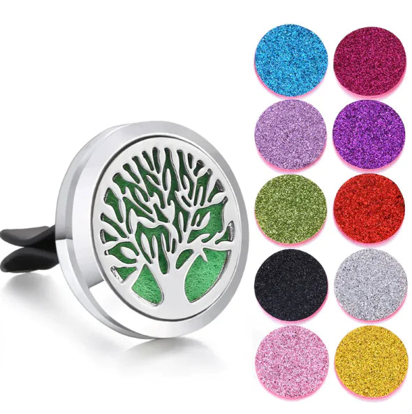 Magnetic Design Car Air Vent Clip Aromatherapy Essential Oil Diffuser
