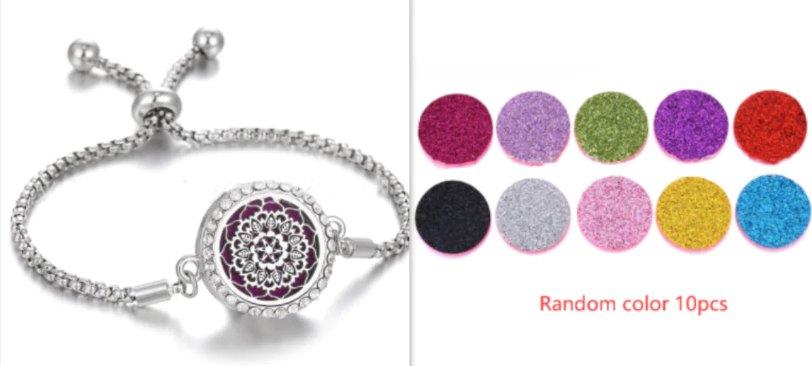Aromatherapy Essential Oil Adjustable Fashion Bracelet