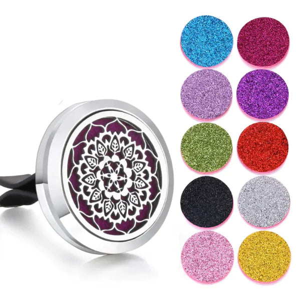 Magnetic Design Car Air Vent Clip Aromatherapy Essential Oil Diffuser