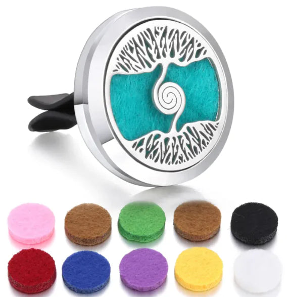 Magnetic Design Car Air Vent Clip Aromatherapy Essential Oil Diffuser