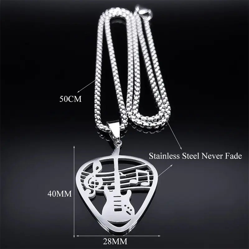 Rock Spirit Guitar Pick Necklace