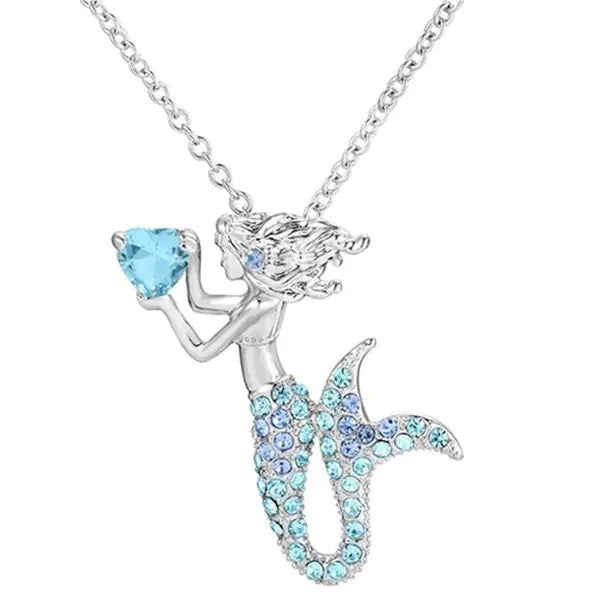 Fashion Exquisite Enchantment Mermaid Pendant Necklace