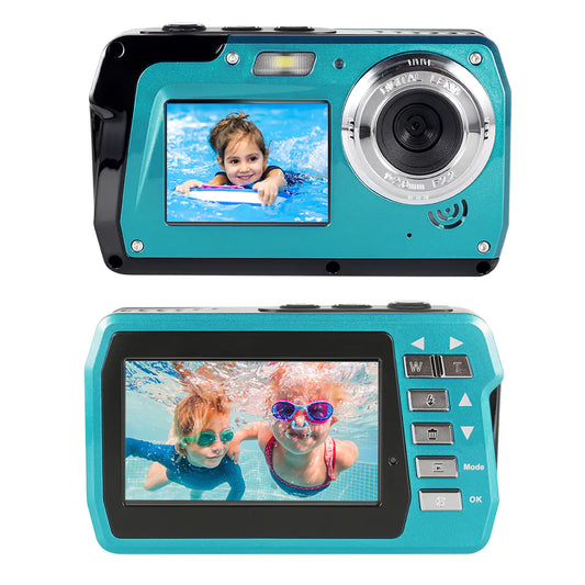 OceanPro Dual LCD Screen 4K Waterproof Camera