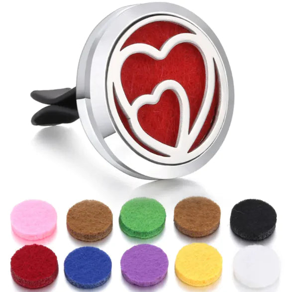 Magnetic Design Car Air Vent Clip Aromatherapy Essential Oil Diffuser