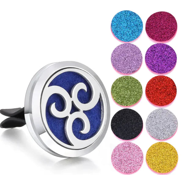 Magnetic Design Car Air Vent Clip Aromatherapy Essential Oil Diffuser