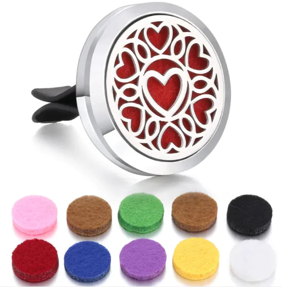 Magnetic Design Car Air Vent Clip Aromatherapy Essential Oil Diffuser