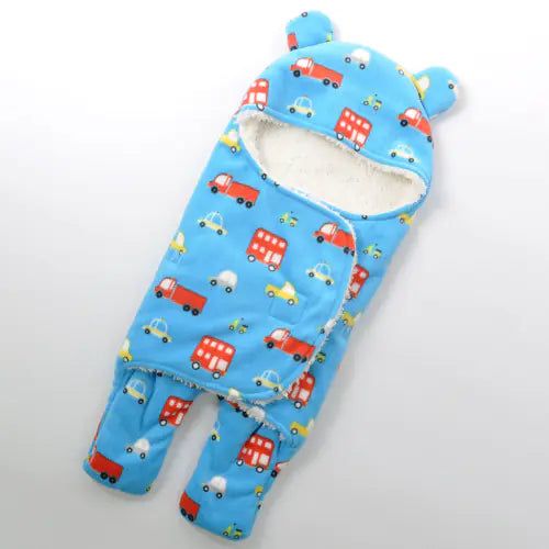 Newborn Fleece Blanket Swaddle Sleeping Bag