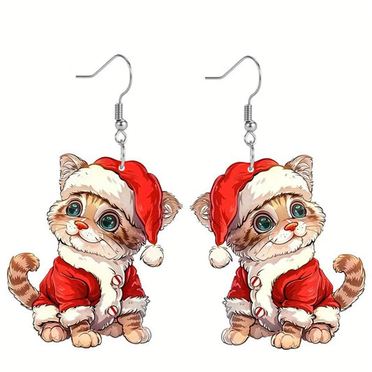 Christmas Dangle Earrings Jewelry Gift Christmas