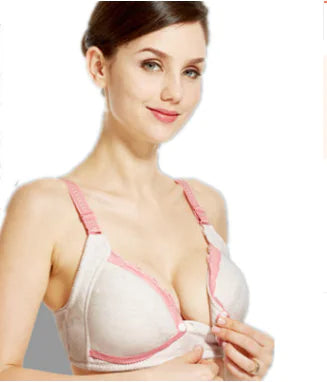 Easy Access Pure Cotton Maternity Nursing Bra