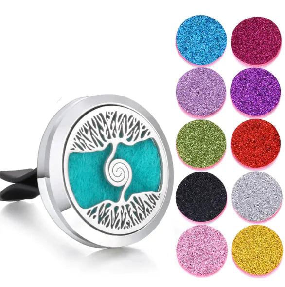 Magnetic Design Car Air Vent Clip Aromatherapy Essential Oil Diffuser
