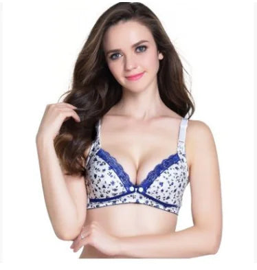 Easy Access Pure Cotton Maternity Nursing Bra