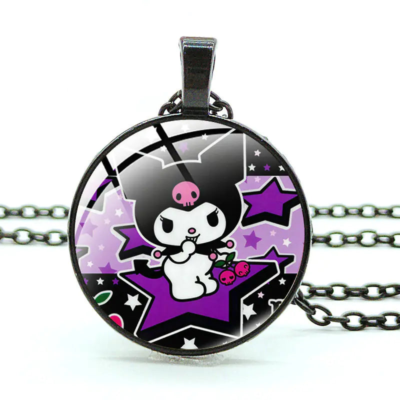 Kuromi Anime Charm Pendant Necklace