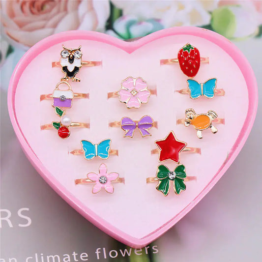 Little Charm Colorful Kids' Ring Collection