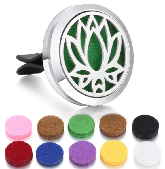 Magnetic Design Car Air Vent Clip Aromatherapy Essential Oil Diffuser