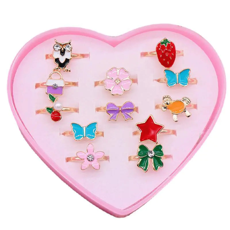 Little Charm Colorful Kids' Ring Collection