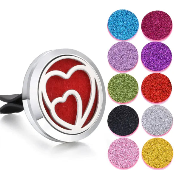 Magnetic Design Car Air Vent Clip Aromatherapy Essential Oil Diffuser