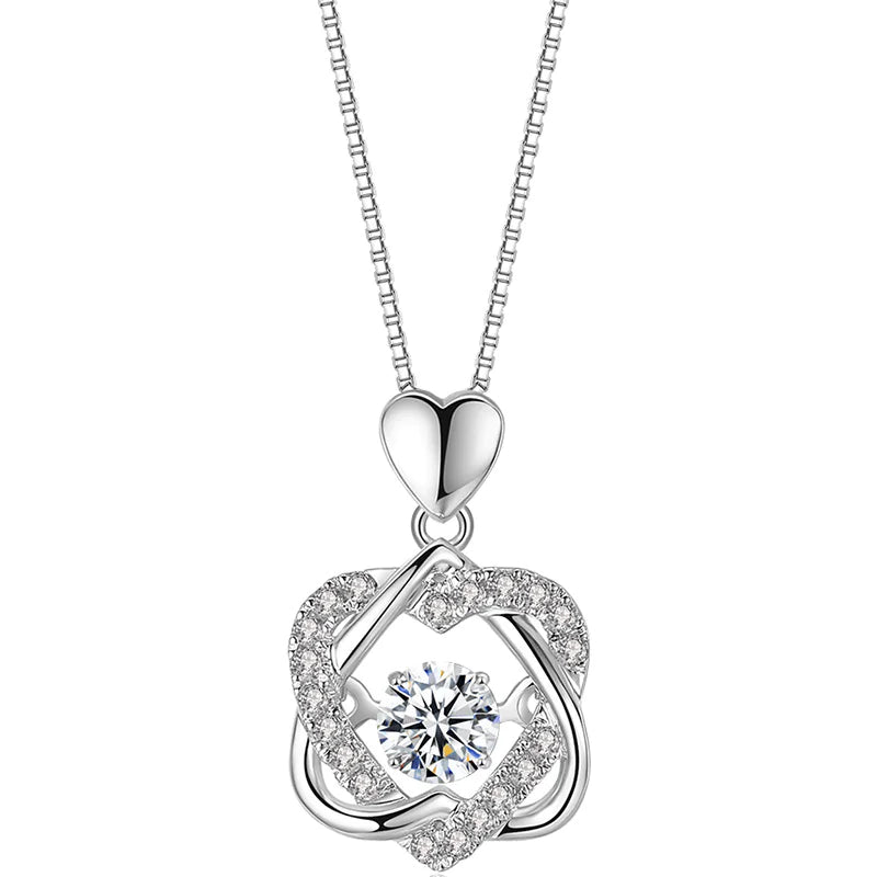 Chic Starlit Heart Pendant