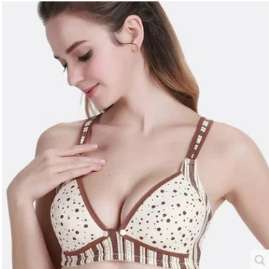 Easy Access Pure Cotton Maternity Nursing Bra