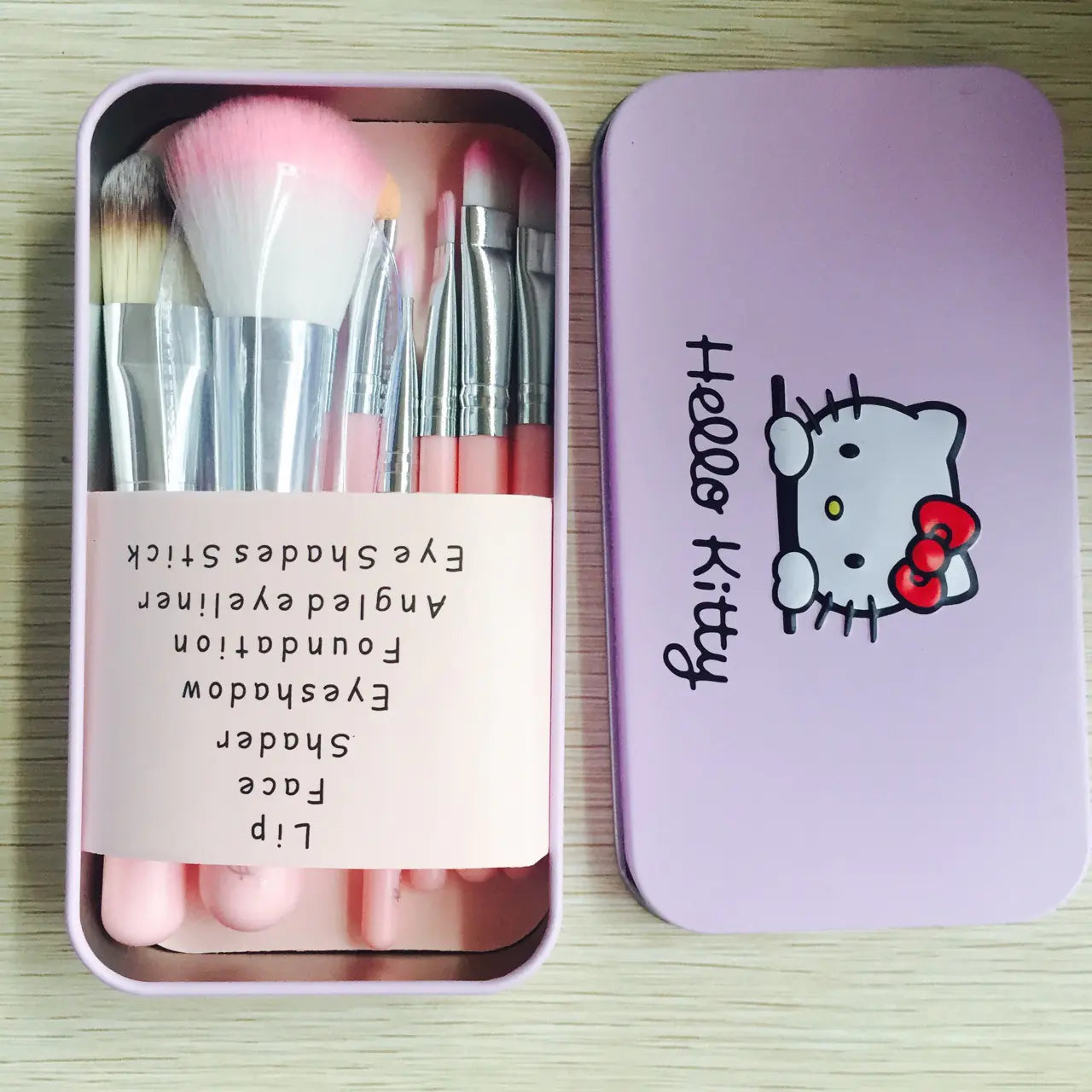 Hello Kitty Cat Makeup Brush Set