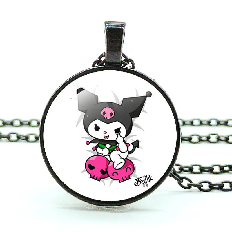 Kuromi Anime Charm Pendant Necklace