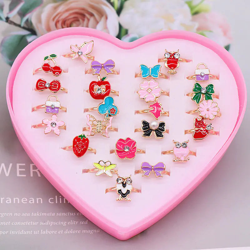 Little Charm Colorful Kids' Ring Collection